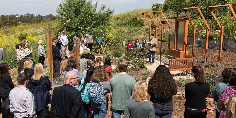 New Prayer Garden Dedicated in Heritage Garden